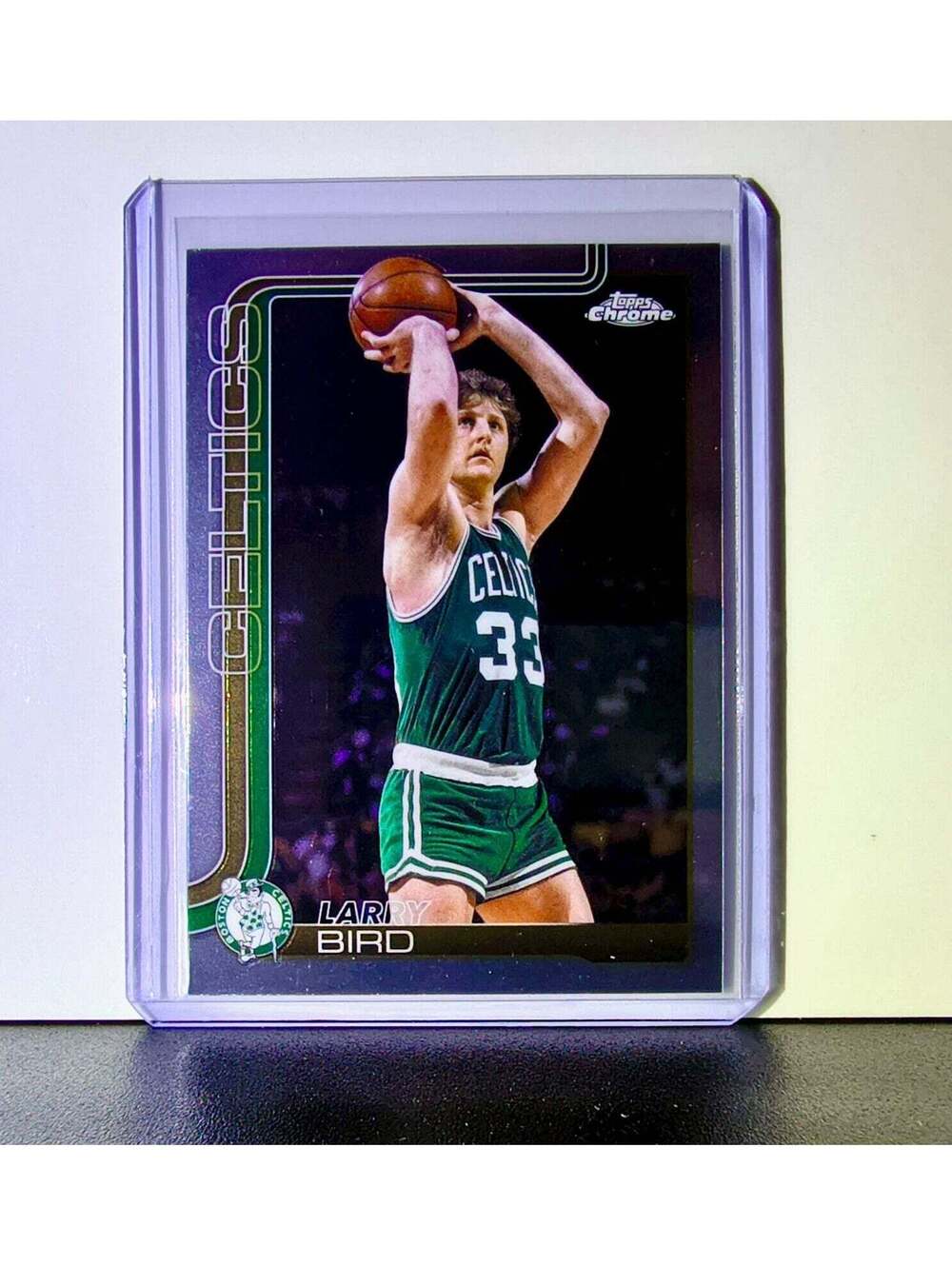 Larry Bird 2025-26 NBA Topps Chrome Update #143 Basketball Card Boston Celtics